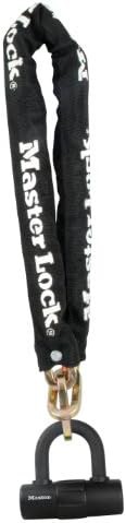 Hardened steel chain with mini U-lock