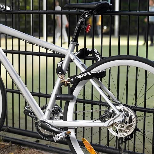 Hardened steel chain with mini U-lock — photo 3