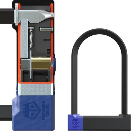 Gold rated medium bicycle u-lock
