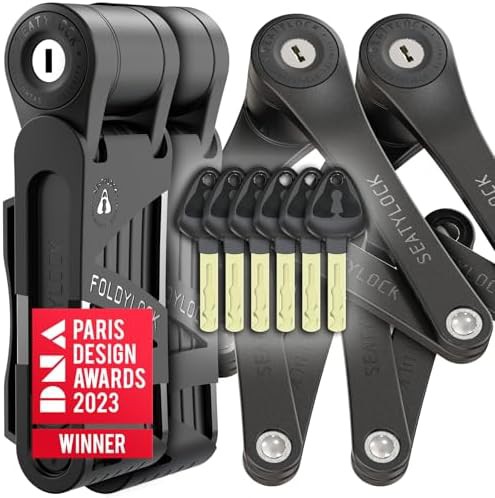 Mini folding bike lock set of two