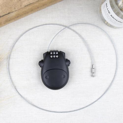 Retractable cable combination lock two pack — photo 5