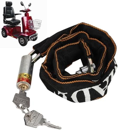 Keyed chain lock for mobility scooters and wheelchairs — photo 4
