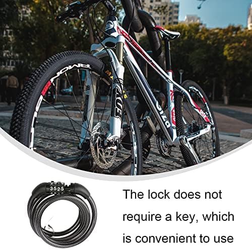 Black waterproof combination chain lock — photo 3