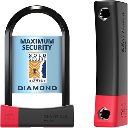 Mason Sold Secure Diamond Heavy Duty Bike U Lock 8.66 Inch