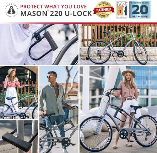 Mason Sold Secure Diamond Heavy Duty Bike U Lock 8.66 Inch — photo 5
