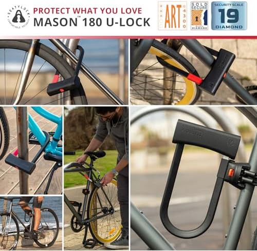 Mason Sold Secure Diamond Heavy Duty Bike U Lock 7.1 Inch — photo 5