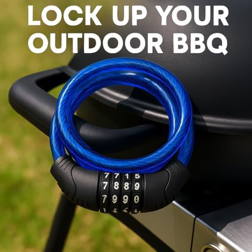 Four pack blue resettable cable locks — photo 5