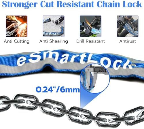 Fingerprint Smart Chain Lock with App Control — photo 5