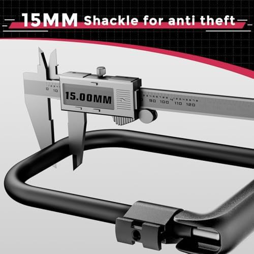 Waterproof security U-lock with mounting bracket — photo 4