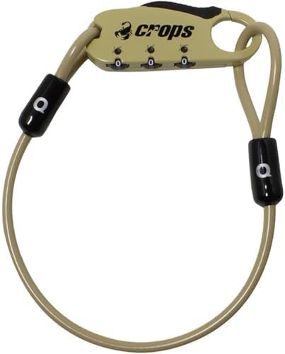Compact helmet lock in sand color