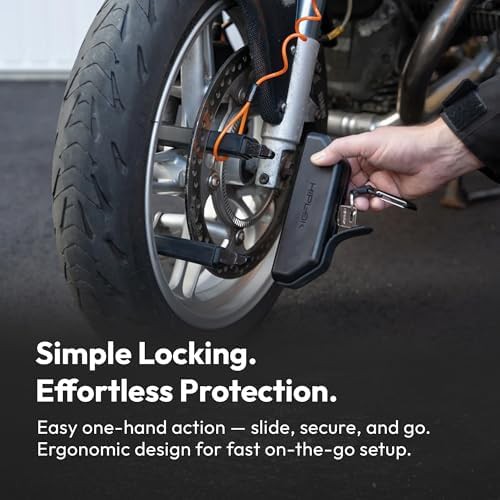 Wide Shackle Anti-Angle Grinder Motorcycle Lock — photo 5