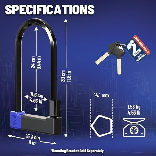 Diamond rated large security u-lock — photo 5