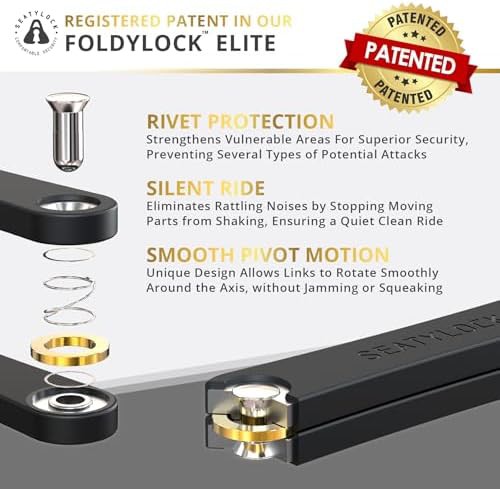 Seatylock folding bike lock sold secure gold certified — photo 3