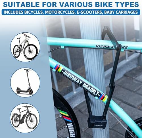 Compact folding bike lock with 95cm reach — photo 3