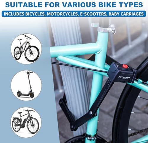 Foldable hardened steel lock with 75cm reach — photo 3