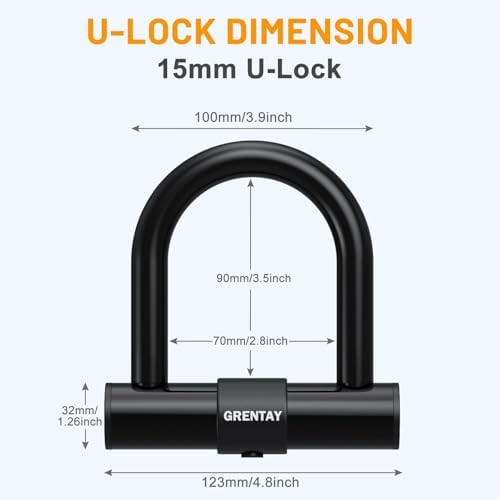 Heavy duty anti theft chain lock with keys — photo 5