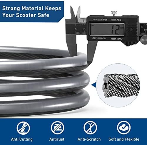 Heavy duty 3.3ft combination cable lock — photo 5