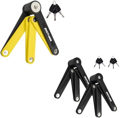 Yellow and Black Hardened Steel Folding Set