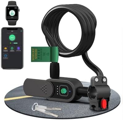 Electronic cable lock with backup keys