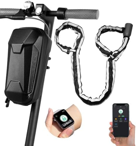Biometric Smart Chain Lock for Electric Scooters