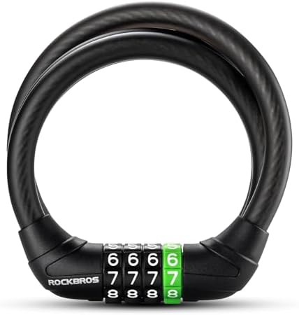 Thickened combination cable lock four feet long
