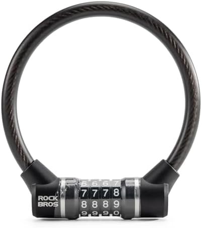 Mini resettable four digit combination cable lock