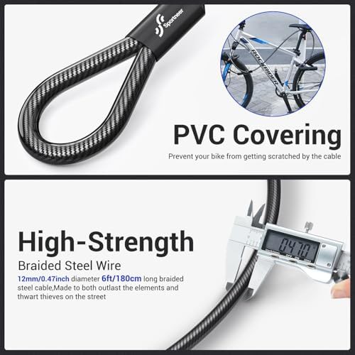 Heavy duty 18mm u-lock with six foot cable — photo 4