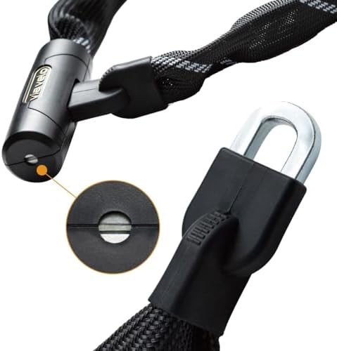 Square four sided chain lock bronze rated — photo 4