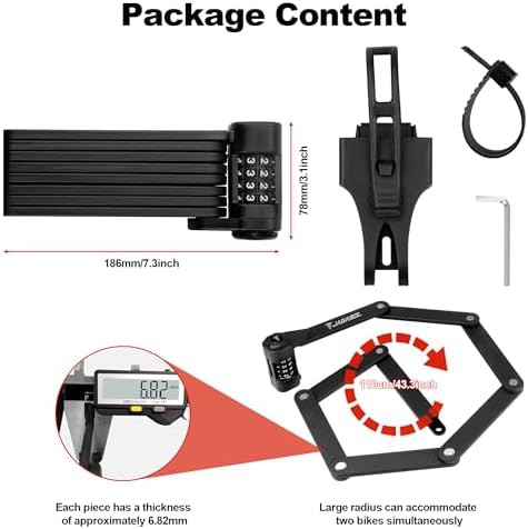 Compact folding high security bicycle lock — photo 3