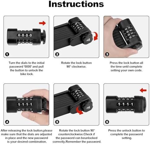 Compact folding high security bicycle lock — photo 4