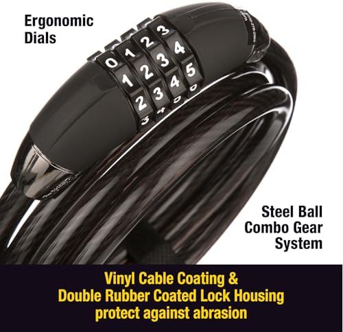 Flexible twisted steel cable with four digit code — photo 4