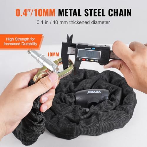Heavy duty combination bicycle chain lock — photo 3