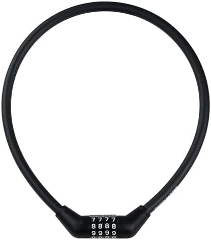 Matte Black Four Digit Dial Lock