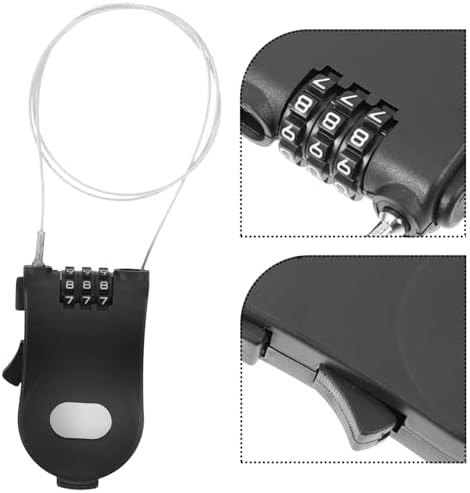 Retractable steel wire cable lock — photo 4
