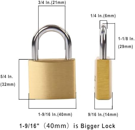 Long cable locks with solid brass padlocks — photo 5