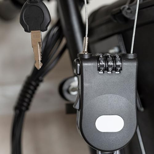 Lightweight wire cable lock for kids helmets — photo 4