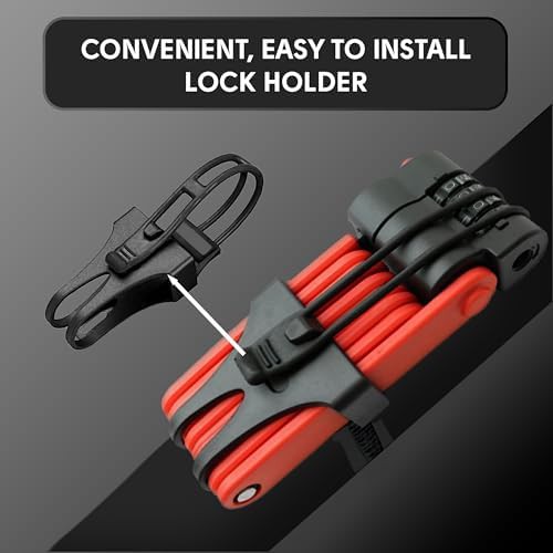 Foldable combination hardened steel lock — photo 4