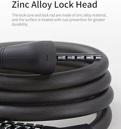 Four foot high security cable combination lock — photo 4