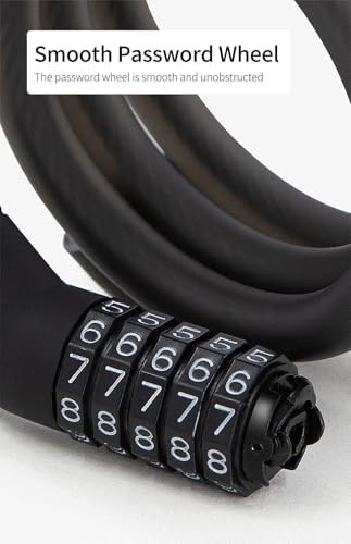 Four foot high security cable combination lock — photo 5