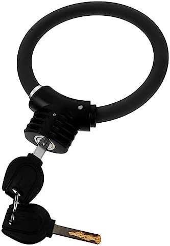 Portable cable lock for mountain and road bikes