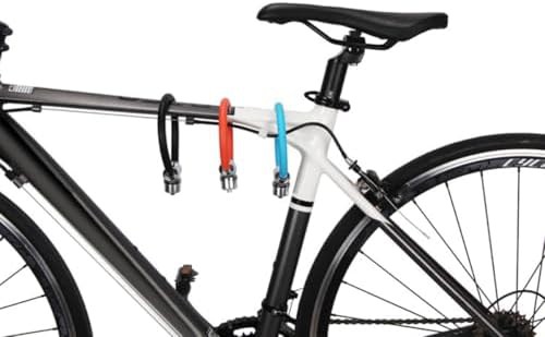 Red enhanced steel frame cable lock — photo 3