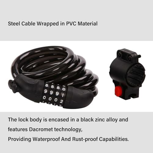 Long cable locks with twin outdoor padlocks — photo 3