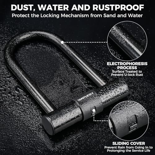 Hapleby premium u lock with 6 feet cable — photo 3
