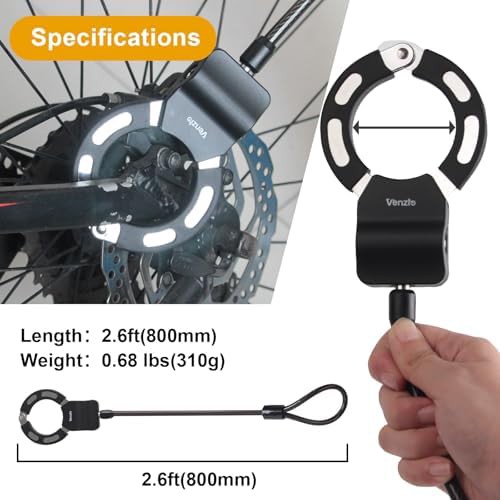 Heavy Duty Electric Scooter Security Lock — photo 4