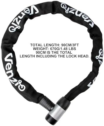 Anti-Theft Hardened Steel Chain Lock — photo 3