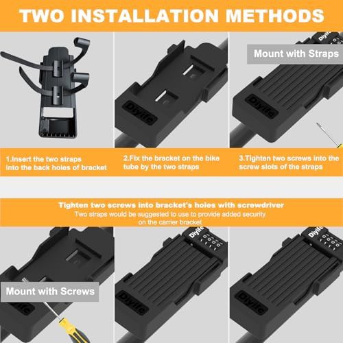 Long folding combination chain lock 4 ft — photo 5