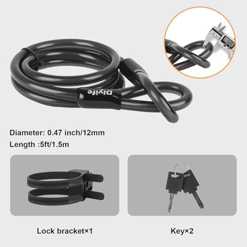 Heavy duty combination u-lock with mounting bracket — photo 3