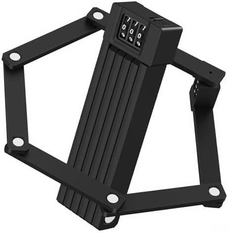 Mini folding bicycle lock with combination