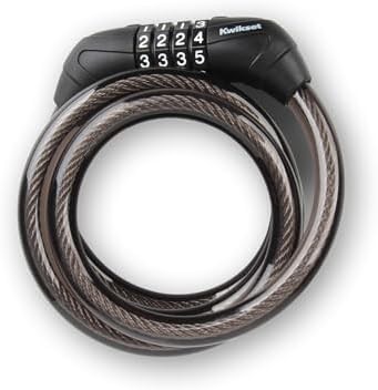 Five foot combination bicycle cable lock