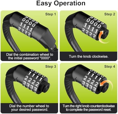 Dual electric scooter combination lock — photo 4